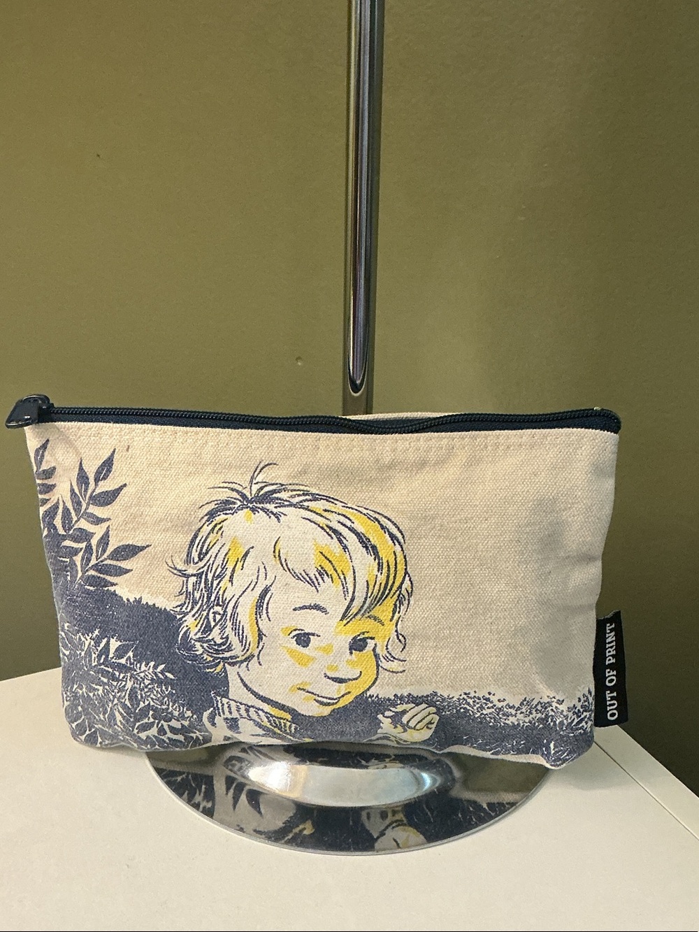 Out of Print Blueberries for Sal Robert McCloskey Canvas Cosmetic Bag